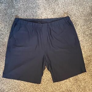 Navy Greg Norman mens golf shorts